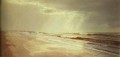 太陽のあるビーチ 水の風景を描く ウィリアム・トロスト・リチャーズ